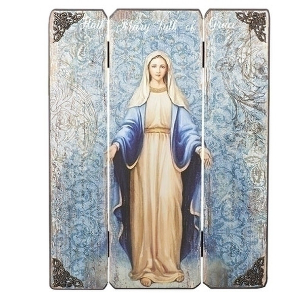 Our Lady of Grace Wall Panel Plaque